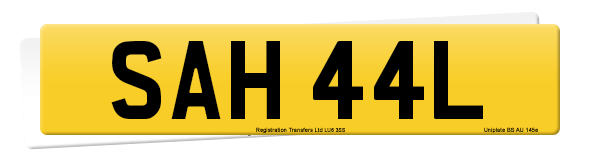 Registration number SAH 44L